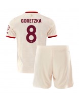 Bayern Munich Leon Goretzka #8 Kolmaspaita Lasten 2024-25 Lyhythihainen (+ shortsit)